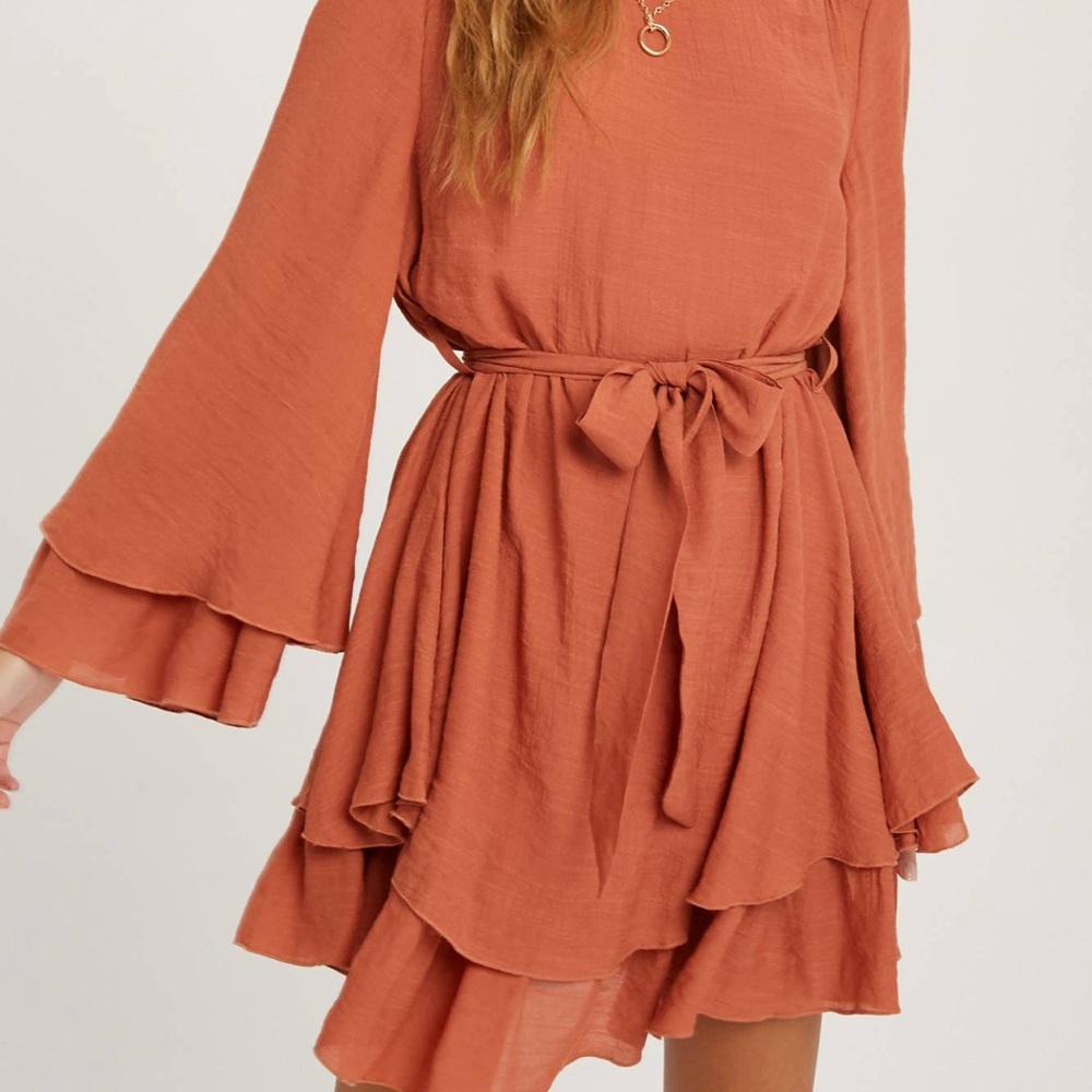 NWT - Ruffle Mini Dress - Picture 5 of 5
